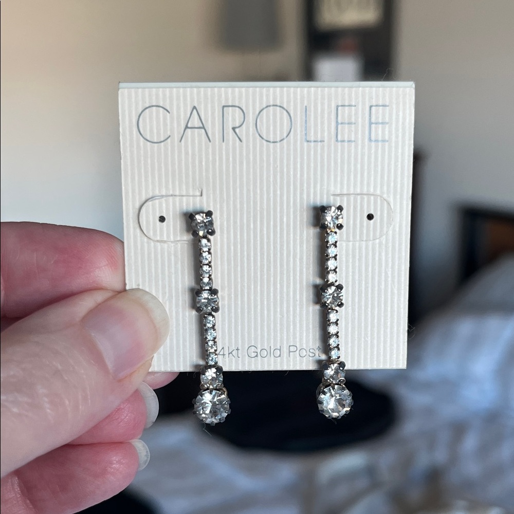 Carolee Drop Earrings, NWT